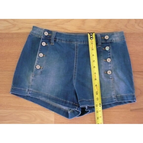 Happily Grey Juniors Size 11/30 Button Details On Front Nautical Bodycon - Picture 5 of 9